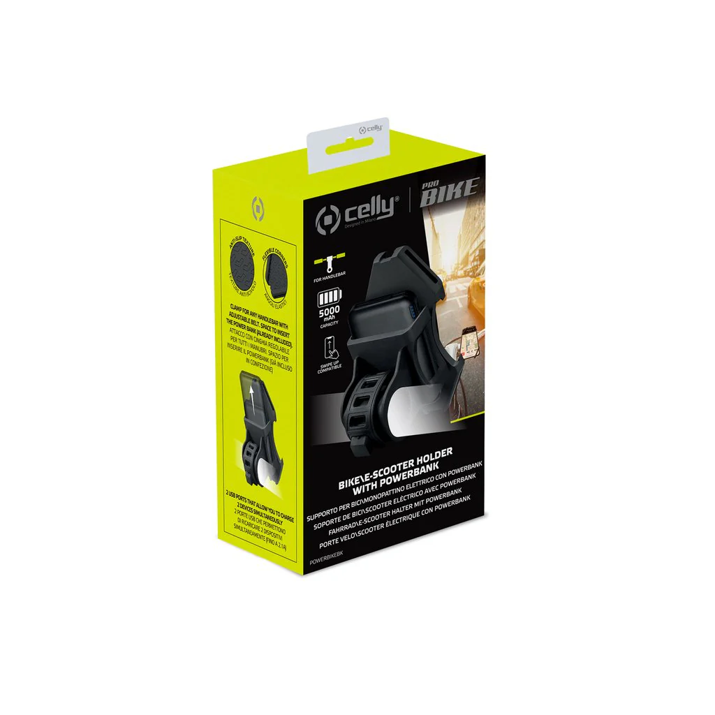Celly Powerbike smartphonehouder met powerbank – ideaal voor fietstochtjes op vakantie - Afbeelding 5