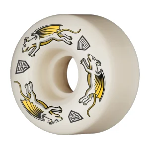 Dragon Formula Nano Rat 52mm x 34mm 88A Skateboard Wielen (4-pack) - Off White