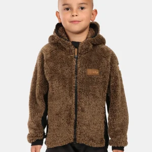 Harige fleece hoodie Kilpi NORKA-JB voor jongens
