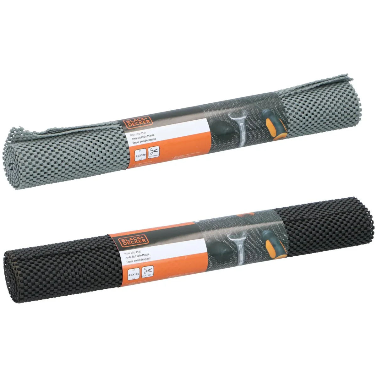 Anti-slip mat 45 x 125 cm - grijs of zwart - op maat te knippen - Black & Decker - Afbeelding 4