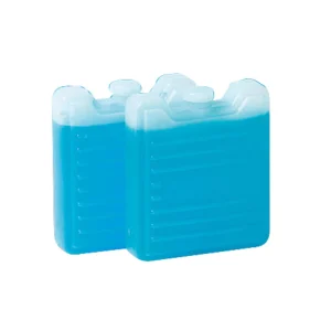 Compact koelelement set van 2 stuks 8 x 7 x 2 3 cm - langer koel houden voedsel op warme dagen- thermos