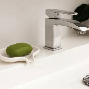 Zeepschoteltje uit siliconen - anti-slip met afdruip gootje - Flow™ - Bosign